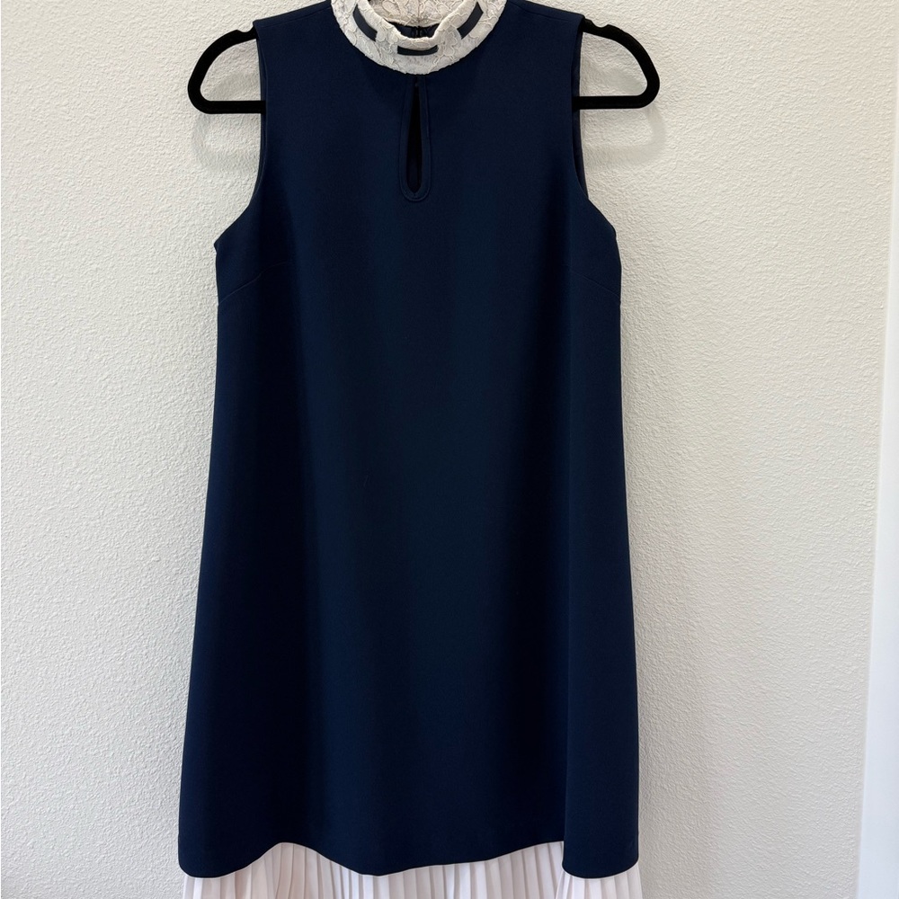 Nanette Lepore Navy and White Mini Dress